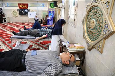 استقرار اکیپ خونگیری سازمان انتقال خون در نفت و گاز مارون استقرار اکیپ خونگیری سازمان انتقال خون در نفت و گاز مارون