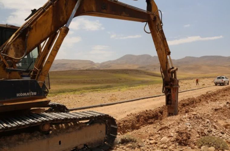 پایان عملیات لوله گذاری طرح آبرسانی به ۹ روستا در منطقه کوهپایه اصفهان