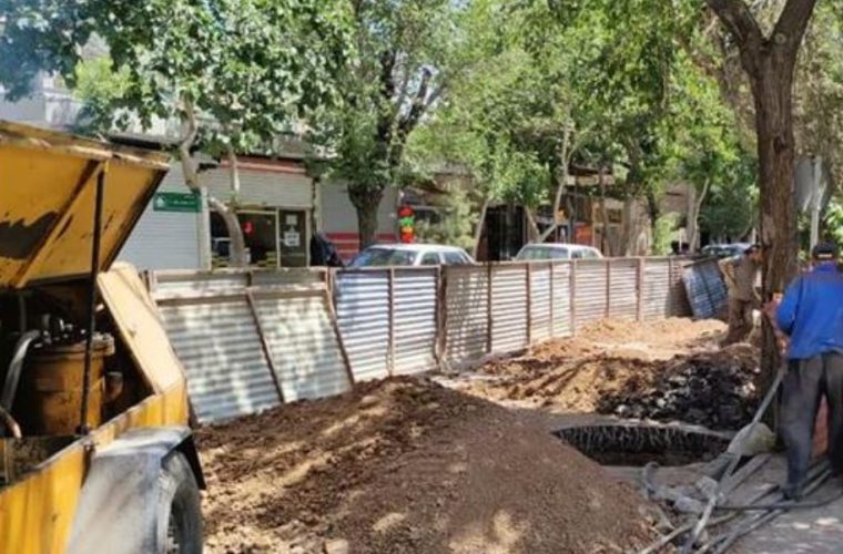 اصلاح وتوسعه شبکه فاضلاب خیابان ابوذر اصفهان