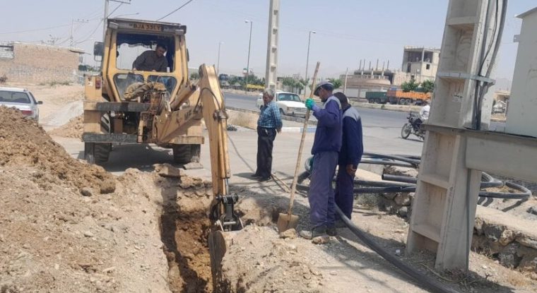 عملیات اصلاح شبکه توزیع آب و انشعابات آب در شهر عسگران به پایان رسید