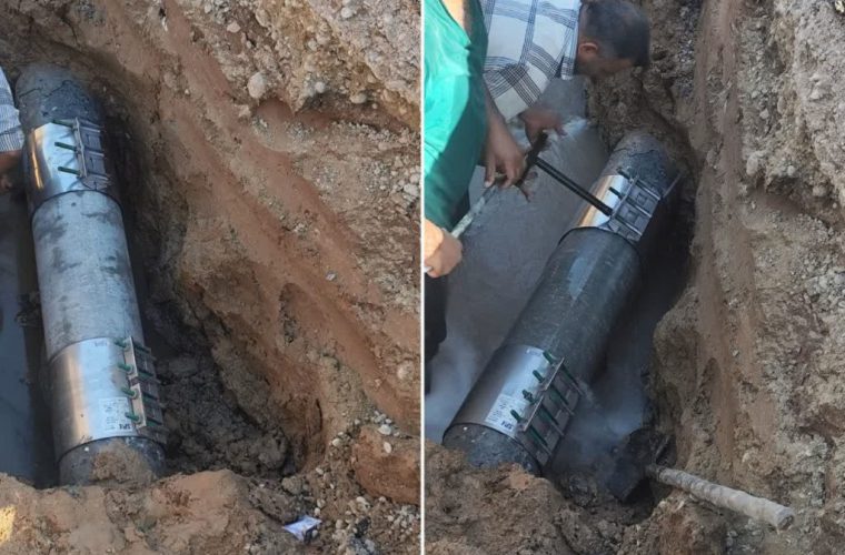 اتمام عملیات تعمیر شکستگی شبکه توزیع آب کوی بهارستان اتمام عملیات تعمیر شکستگی شبکه توزیع آب کوی بهارستان