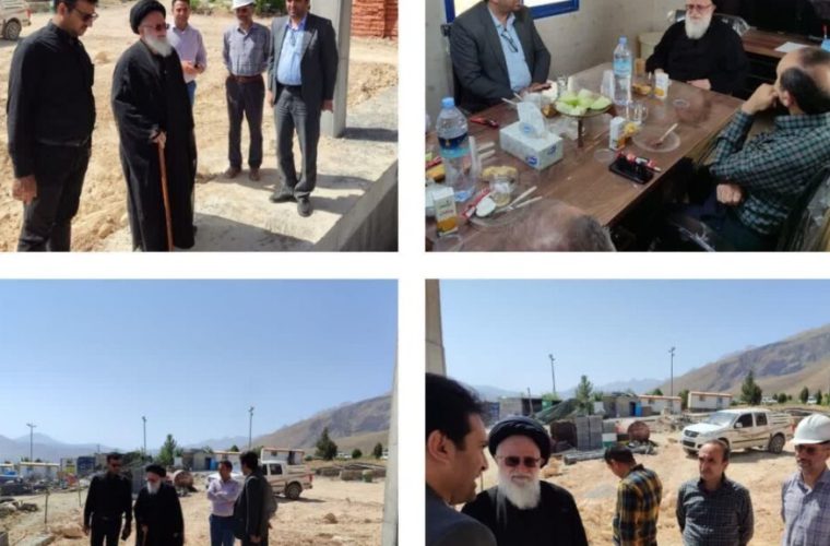 بازدید تولیت حوزه علمیه حضرت ولیعصر ( عج ) از تصفیه خانه آب خوانسار