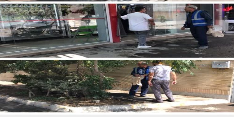 گشت زنی مروجین فرهنگ مصرف بهینه آب در شهر بهارستان