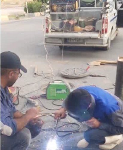 رفع مشکل افت فشار خیابان آزادی شهر بهارستان رفع مشکل افت فشار خیابان آزادی شهر بهارستان