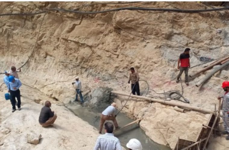 عملیات بتن ریزی سد کوهرنگ ۳ آغاز شد