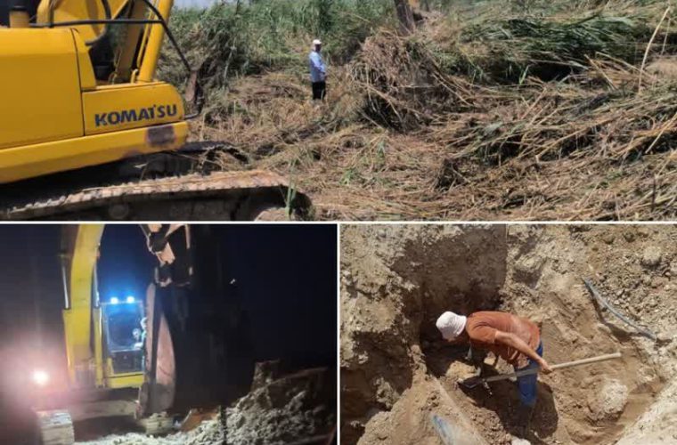 تعمیر بیش از ۱۳۵ مورد شکستگی شبکه توزیع و انشعابات آب، در بخش اسماعیلیه شهرستان اهواز تعمیر بیش از ۱۳۵ مورد شکستگی شبکه توزیع و انشعابات آب، در بخش اسماعیلیه شهرستان اهواز