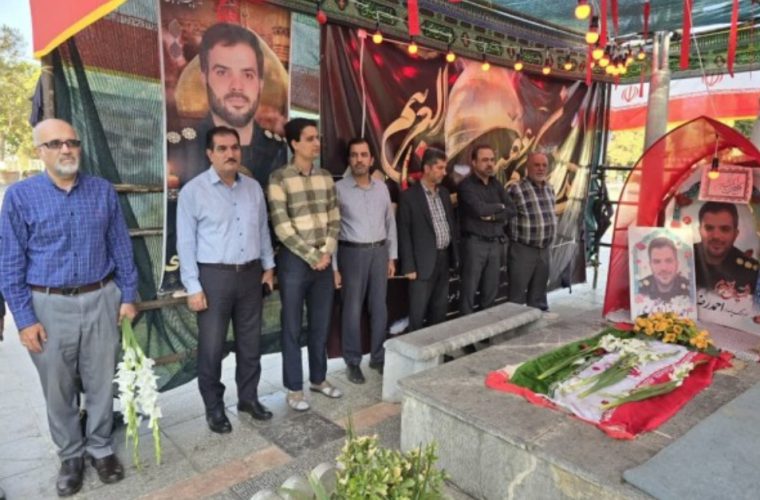 حضور در گلستان شهدای اصفهان و تجلیل از مقام والای شهیدان