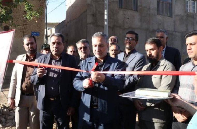 بهره‌برداری از دیوار ساحلی رودخانه روستای سادیان بخش برزک