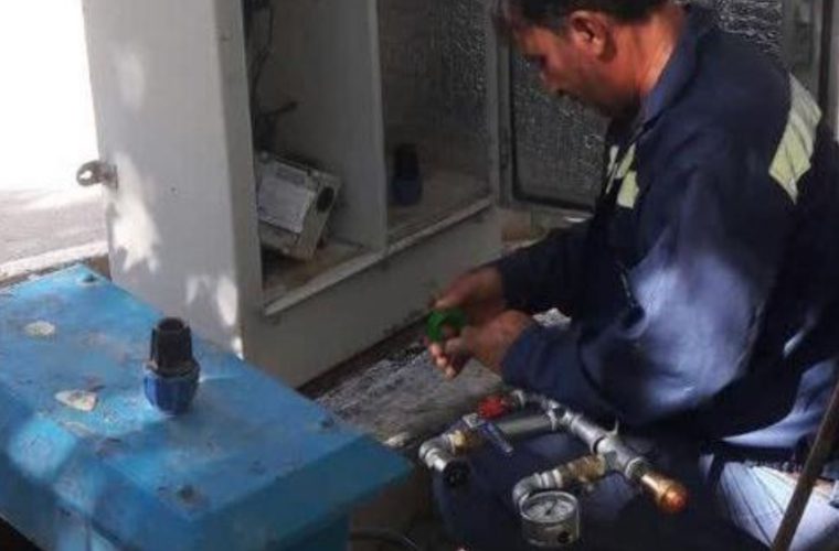 نصب و راه اندازی ایستگاه فشار سنج برای مدیریت و کنترل فشار آب مجموعه اداری امیرکبیر اصفهان