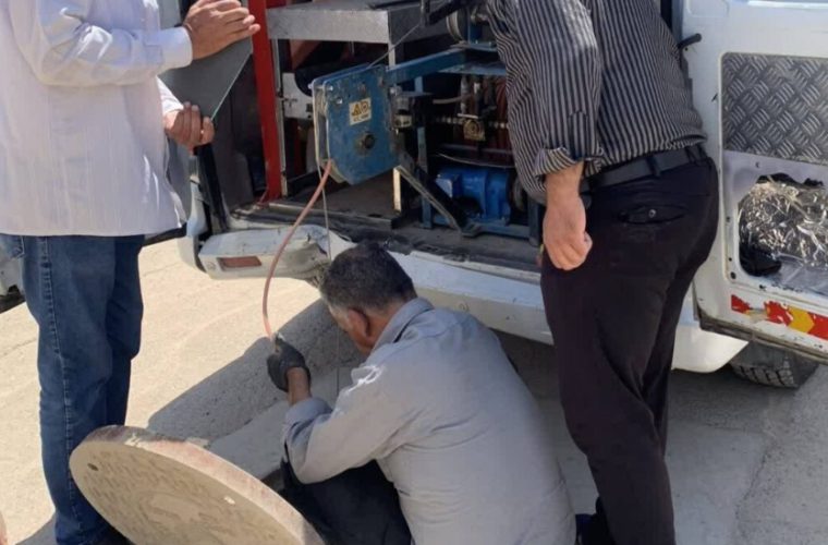 ۴۳۰۰ متر عملیات ویدئو متری از شبکه فاضلاب شهرستان برخوار
