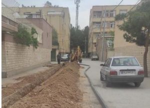 اجرای ۱۰۶۲ متر لوله گذاری آب توسط آبفای منطقه سه اصفهان