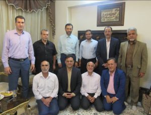 دیدار با یکی ازجانبازان دفاع مقدس و قهرمان رشته هاکی