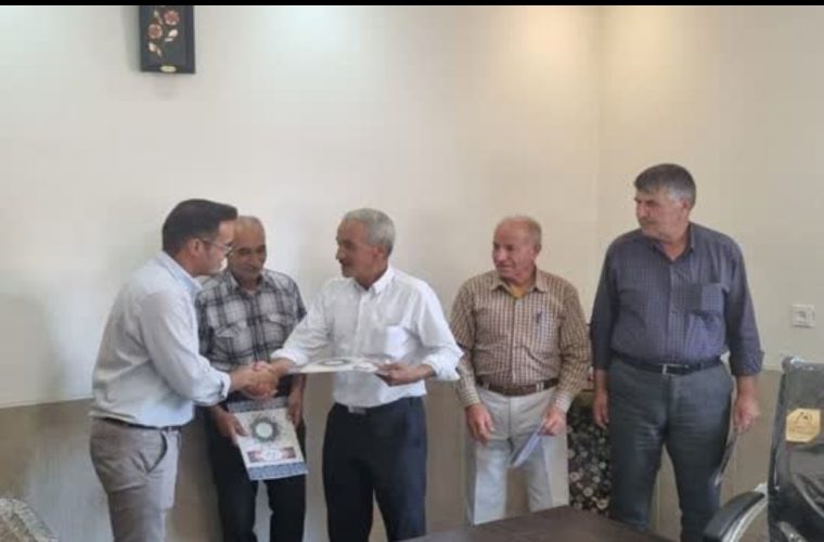 تقدیر از جانبازان بازنشسته شبکه دامپزشکی شهرستان تیران و کرون
