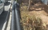 ۳۰  متر توسعه شبکه فاضلاب در خیابان کشاورزی  اصفهان توسط آبفا منطقه دو