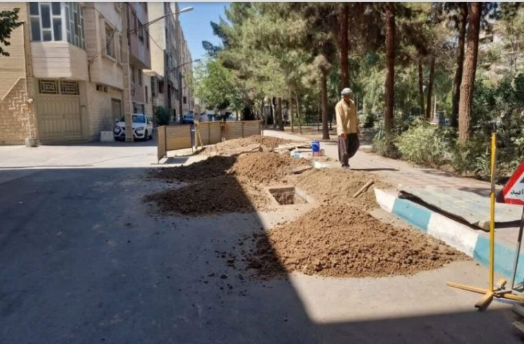 اصلاح شبکه فاضلاب در آبفا منطقه پنج