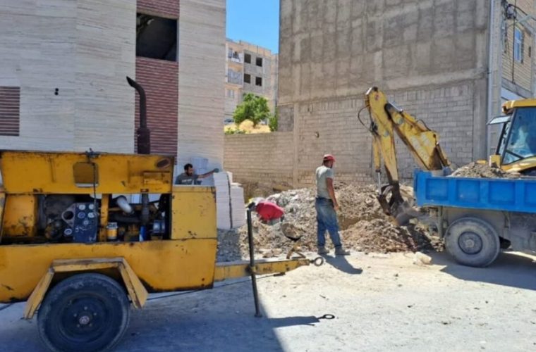 توسعه شبکه آب شهرک اندیشه خوانسار