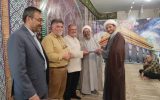 برگزاری آیین تکریم و معارفه امام جماعت امور آبفا منطقه خمینی شهر