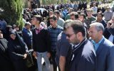 حضور مدیرعامل و کارکنان آبفای استان اصفهان در مراسم تشییع شهید عباس نیلفروشان