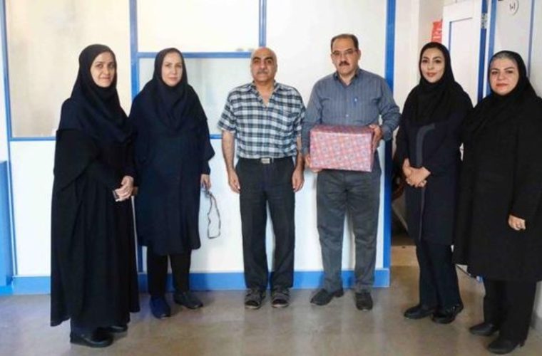 تقدیر از همکار روشن دل آبفای منطقه سه اصفهان