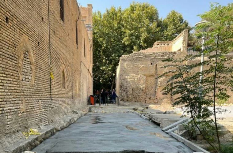 تکمیل پروژه مرمت دیواره شمالی بازار هنر اصفهان تا پایان امسال