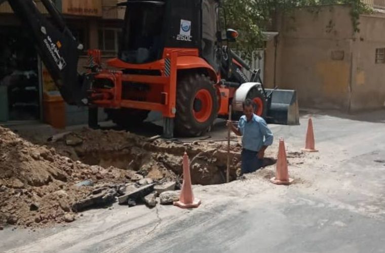اجرای بیش از ۲ هزار متر لوله گذاری توسط آبفای منطقه ۳ اصفهان