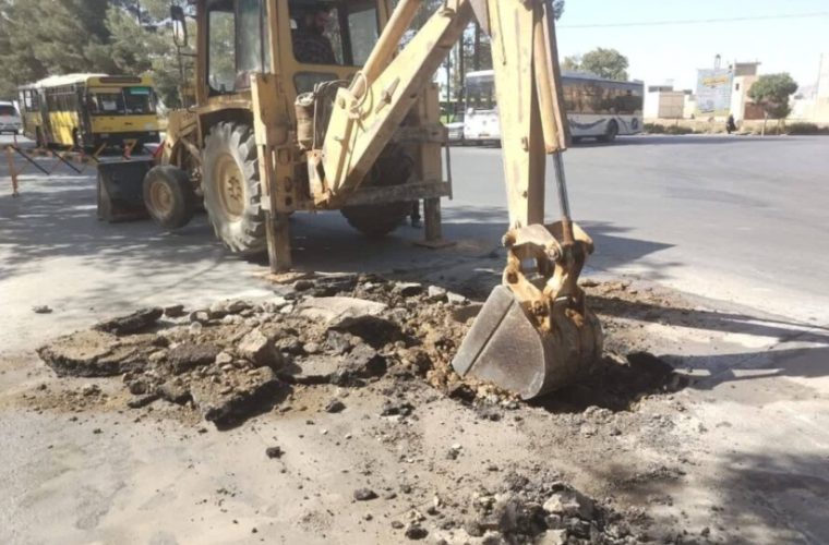 مانور شناسایی والو و تاسیسات مدفون شده در شهرستان برخوار