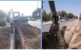 اجرای فاز دوم رینگ آبرسانی خیابان غرضی در منطقه چهار اصفهان