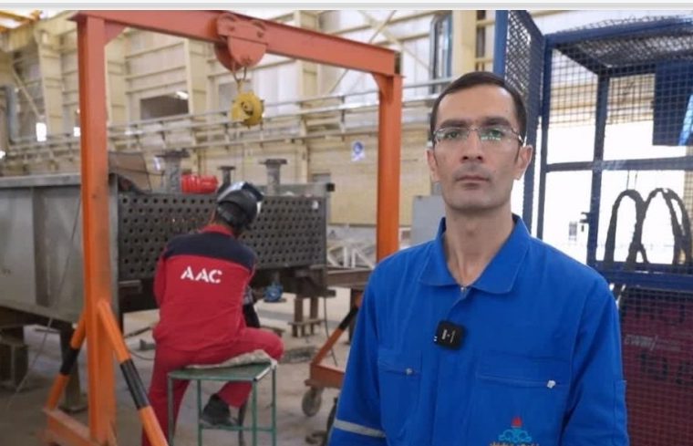 تعویض تیوب کولرهای هوایی برای اولین بار در مشعل پویا