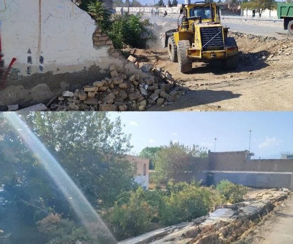 رفع تصرف بخشی از حریم رودخانه گازرگاه