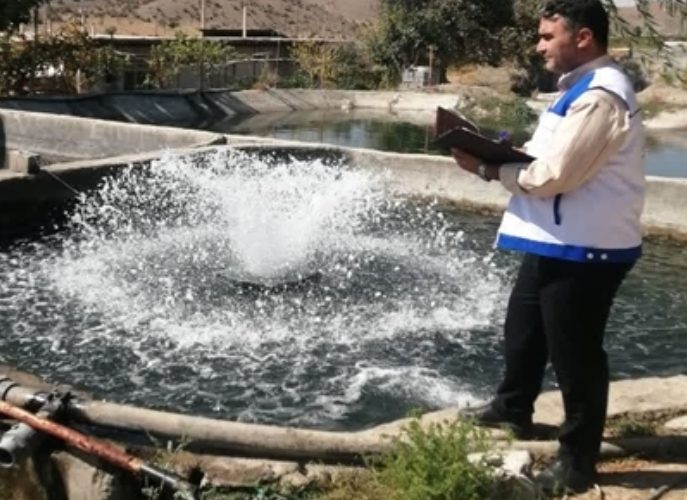 اجرای طرح ملی پایش باقیمانده های دارو،آفت کش ها و آلاینده های مزارع پرورش ماهی در شهرستان لنجان