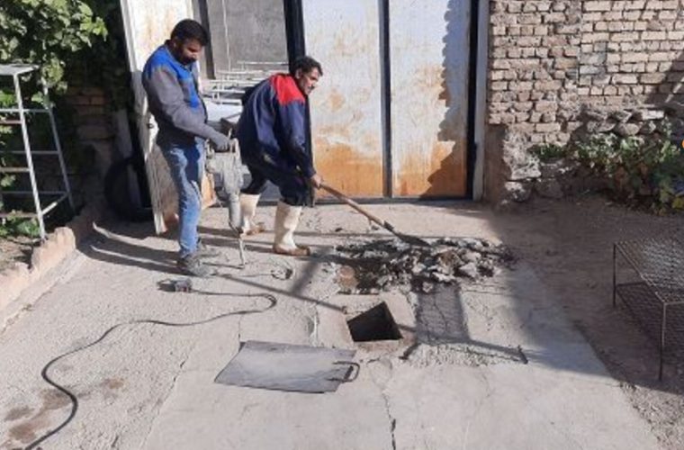 کشف وجمع آوری ۱۰ فقره انشعابات غیر مجاز در فریدن