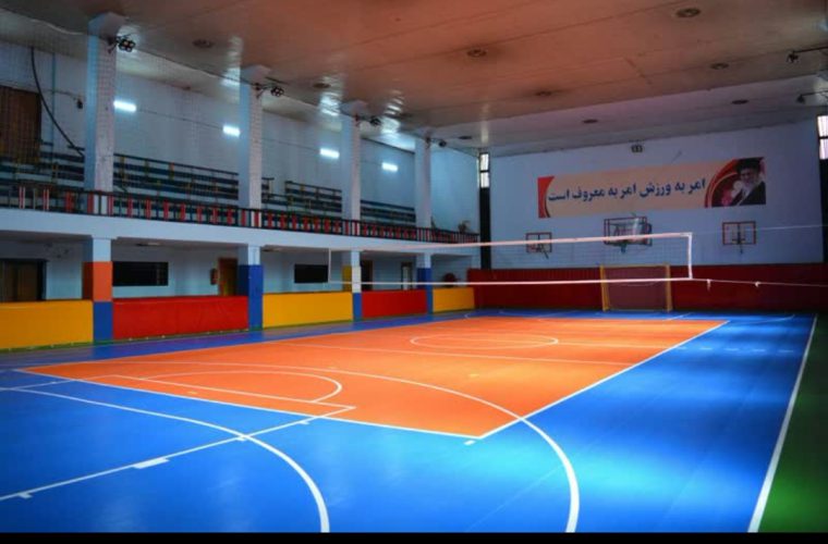 افتتاح سالن ورزشی جدید در محله هفتون به‌مناسبت هفته بسیج