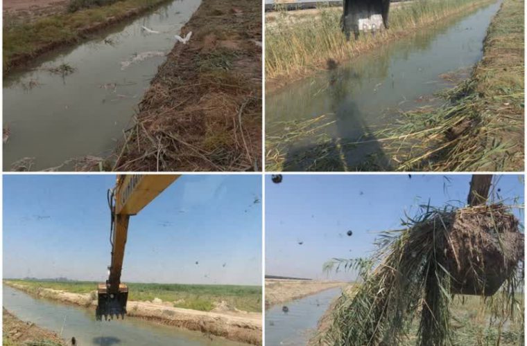 💢کانال خروجی فاضلاب شرق اهواز لایروبی شد