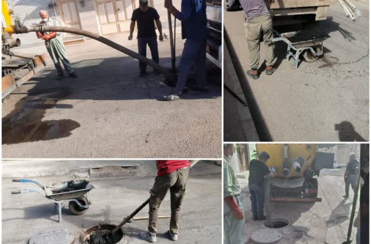 💢در نیمه‌ی ابتدایی سال جاری انجام شد؛ لایروبی و شُست‌وشوی ۲۸۰ کیلومتر از خطوط شبکه فاضلاب اهواز