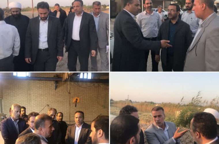 🔻بازدید میدانی از تصفیه خانه آب شهری شیبان