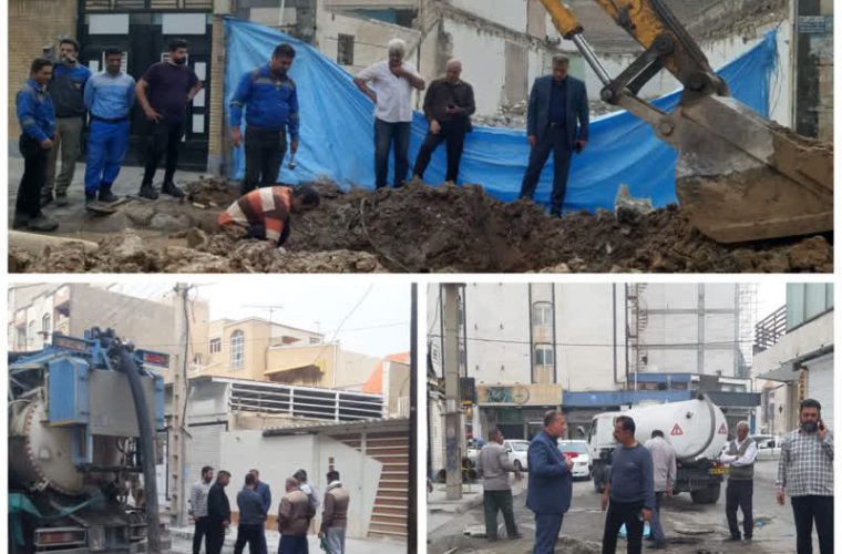 بازدید میدانی مدیرعامل شرکت آب و فاضلاب اهواز از گروههای عملیاتی شرکت در سطح شهر بازدید میدانی مدیرعامل شرکت آب و فاضلاب اهواز از گروههای عملیاتی شرکت در سطح شهر