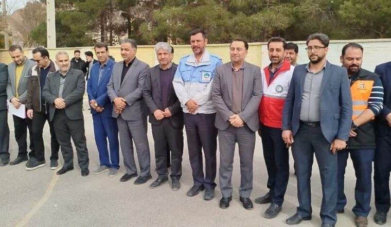 حضور آبفای شهرضا در مانور زلزله و ایمنی حضور آبفای شهرضا در مانور زلزله و ایمنی