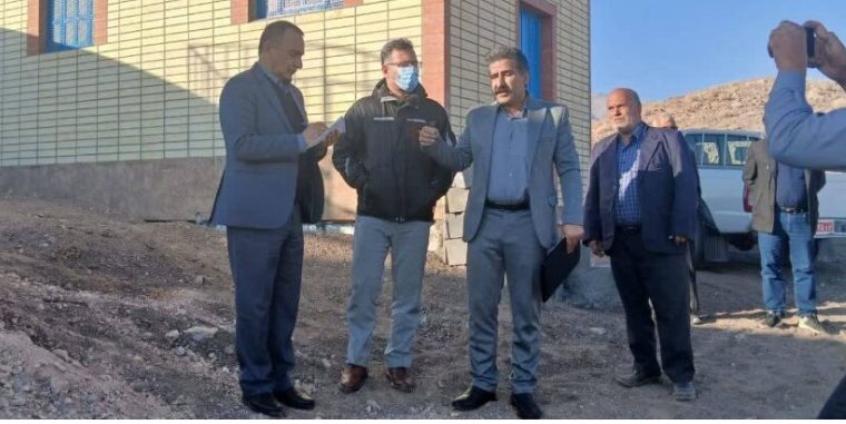 بازدید معاون استاندار از پروژه آبرسانی به مجتمع آبرسانی شهدای خدمت جندابه کوهپایه