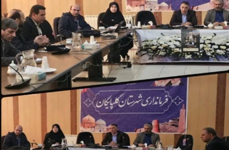 برگزاری ستاد پیشگیری و کنترل بیماری آنفلوانزای فوق حادپرندگان در شهرستان گلپایگان