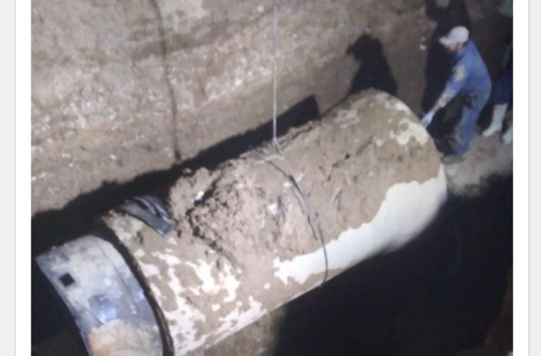 مهار حادثه خط انتقال آب به منبع گورت در کمتر از ۱۲ ساعت
