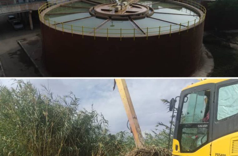 لایروبی ۹۰ هزار مترمکعب از مخازن تصفیهخانهها و تأسیسات آبرسانی اهواز، باوی و کارون لایروبی ۹۰ هزار مترمکعب از مخازن تصفیهخانهها و تأسیسات آبرسانی اهواز، باوی و کارون