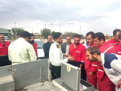 آغاز تور آموزشی مبارزه با مواد مخدر در تاسیسات نفت و گاز مارون آغاز تور آموزشی مبارزه با مواد مخدر در تاسیسات نفت و گاز مارون