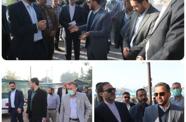 🔰بازدید  🔻بازدید تعدادی از اعضای کمیسیون اصل نود مجلس شورای اسلامی بهمراه مهندس مجتبی یوسفی نماینده مردم اهواز، باوی، حمیدیه و کارون، دکتر علیدادی مدیرعامل شرکت آبفا خوزستان، مهندس دشتی زاده مدیرعامل شرکت آبفا اهواز و جمعی از مدیران استانی و شهرستانی از تصفیه‌خانه فاضلاب غرب اهواز و بررسی میزان پیشرفت فیزیکی پروژه‌های آب و فاضلاب در اهواز.