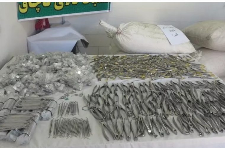 جمع آوری تجهیزات پزشکی قاچاق در مطب دندانپزشک