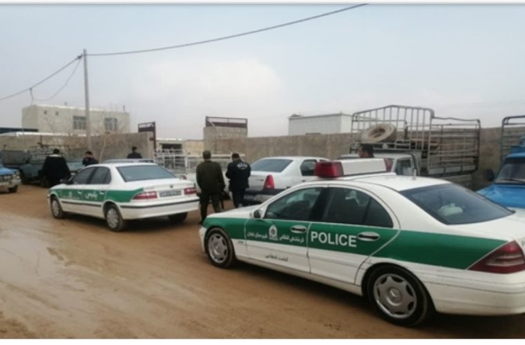 پلمب غرف و جلوگیری از ادامه فعالیت متخلفین مجتمع بزرگ عرضه دام زنده شهرستان لنجان