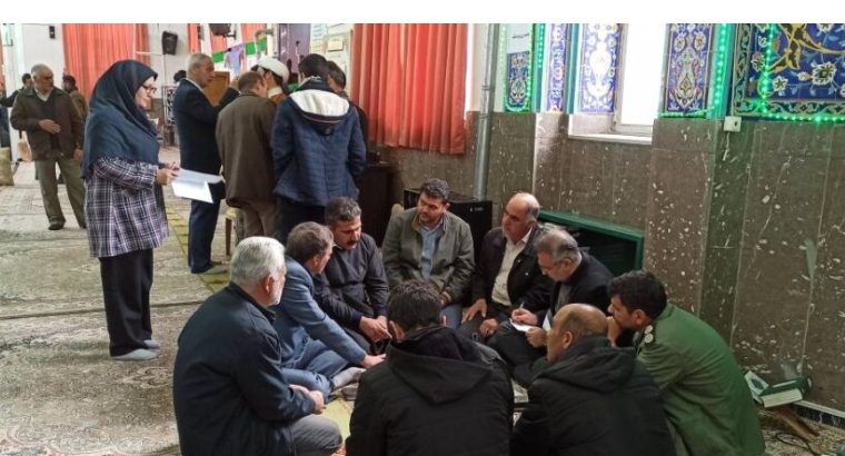 برپایی میز خدمت در آبفای کوهپایه