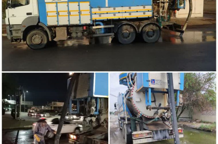 در ۱۱ ماه گذشته انجام شد؛ 💢لایروبی و شُست‌وشوی بیش از ۴۷۷ هزار متر از خطوط شبکه فاضلاب اهواز