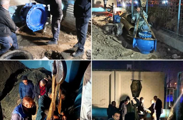 شروع بازسازی و ارتقاء هِدر خروجی تصفیه‌خانه آب شهدای کارون