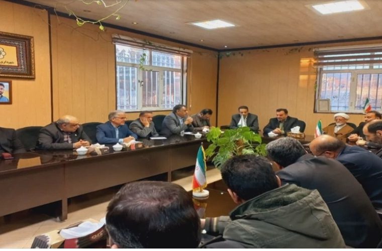 جوشقان قالی میزبان مدیر مخابرات کاشان در میز خدمت اداری این شهر بود