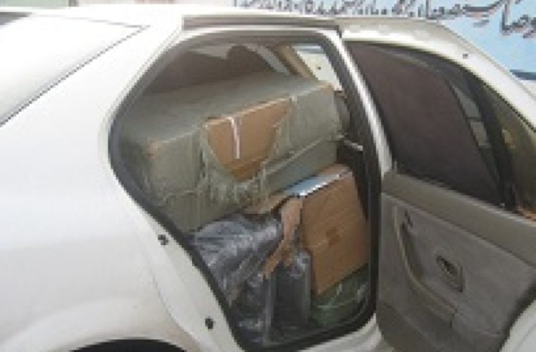 ضبط بار قاچاق از خودروی شوتی